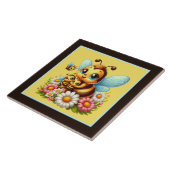 Niedliche Bienenliebhaber Fliese (Seite)