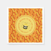 Niedliche Bienenschaum-Dusche Serviette (Vorderseite)