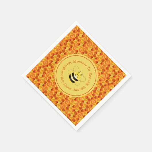 Niedliche Bienenschaum-Dusche Serviette (Ecke)