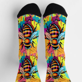 Niedliche Bienensocken - Honey Bees Socks Socken
