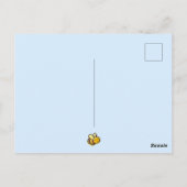 Niedliche Bienenstöcke in Retroform Postkarte (Rückseite)