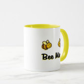 Niedliche Bienenstöcke in Retroform Tasse (VorderseiteRechts)