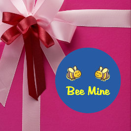 Niedliche Bienenstöcke rückwärts Hummeln dunkle Fa Runder Aufkleber