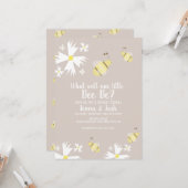 Niedliche Bienenvölkerenthüllung Karte (Vorderseite/Rückseite Beispiel)