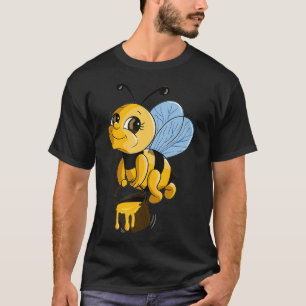 Niedliche Bienenwabenkräfte T-Shirt