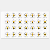 Niedliche Bienenzucht mit Liebe Personalisiert Etiketten (Blatt)