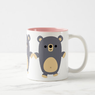 Niedliche Big Blue Cartoon Bear Tasse