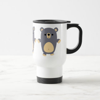 Niedliche Big Blue Cartoon Bear Tasse