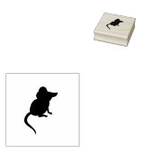 Niedliche Big Eared Maus Gummistempel (Stempel)