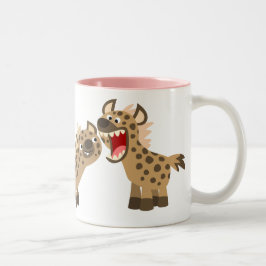 Niedliche Big Teethed Cartoon Hyenas Tasse