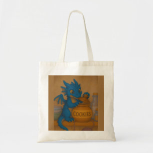 Niedliche Biggye-Baby-Blue-Sturm-Drachen-Cookies F Tragetasche
