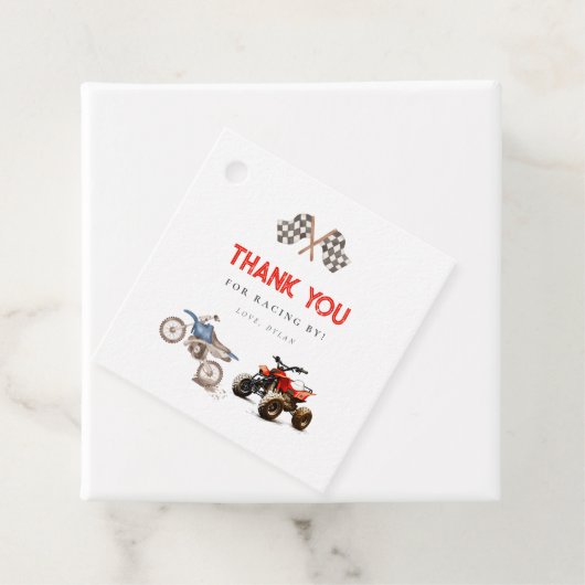 Niedliche Bikes zum Geburtstag Geschenkanhänger (Beispiel)