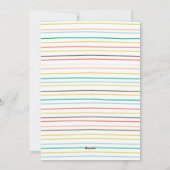 Niedliche Bilderkarte für den Urlaub Feiertagskarte (Rückseite)