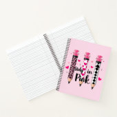 Niedliche Bildung Notizblock (Innenseite)