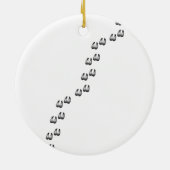 Niedliche Billy Goat mit Bowtie Ornament (Hinten)