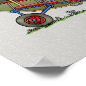 Niedliche Biplane Poster (Ecke)