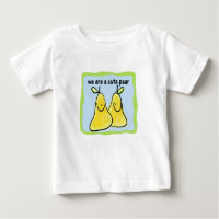Niedliche Birne - Zwillinge/Geschwister T - Shirt