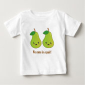 Niedliche Birnen Baby T-shirt (Vorderseite)