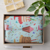 Niedliche Birthday Cakes und Cupcakes Seidenpapier (Geschenk)