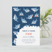 Niedliche Birthday Party Einladung (Stehend Vorderseite)