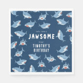 Niedliche Birthday Party Serviette (Vorderseite)