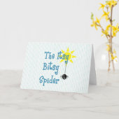 Niedliche Bitsy Spider Geburtstagskarte Karte (Gelbe Blume)