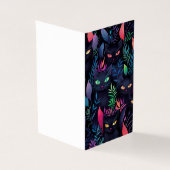 Niedliche Black Cat Card (Vorderseite)