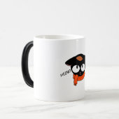 ✨ Niedliche Black Cat Tasse - Herbstfall ✨ (Vorderseite Links)