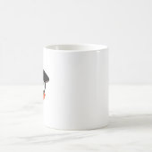 ✨ Niedliche Black Cat Tasse - Herbstfall ✨ (Mittel)