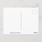 Niedliche Black Kitten Pumpkins und Ribbon Postkarte (Rückseite)