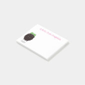 Niedliche BlackBerry-Frucht-Cartoon-Abbildung Post-it Klebezettel (angewinkelt)