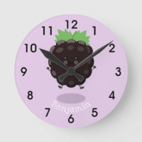Niedliche BlackBerry lila Cartoon-Illustration