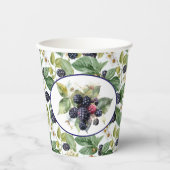 Niedliche BlackBerry Pappbecher (Vorderseite)