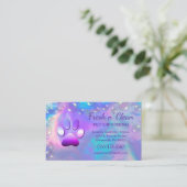 Niedliche Bläschen Inkandeszente Hundepfeife Wachd Visitenkarte (Stehend Vorderseite)