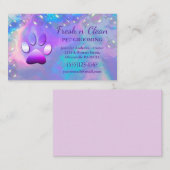 Niedliche Bläschen Inkandeszente Hundepfeife Wachd Visitenkarte (Vorne/Hinten)