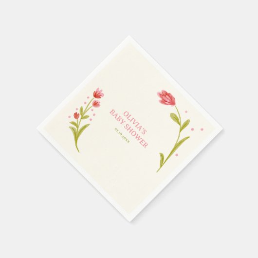 Niedliche Bläschendusche Serviette (Ecke)