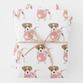 Niedliche Blase Gum Dog Welpe blasen Blase Geschenkpapier Set (Beispiel)