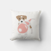 Niedliche Blase Gum Dog Welpe blasen Blase Kissen (Vorderseite)