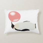 Niedliche Blase Gum Pinguin Blasen Blase Dekokissen (Vorderseite)