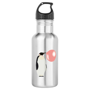 Niedliche Blase Gum Pinguin Blasen Blase Edelstahlflasche