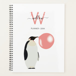 Niedliche Blase Gum Pinguin Blasen Blase Planer