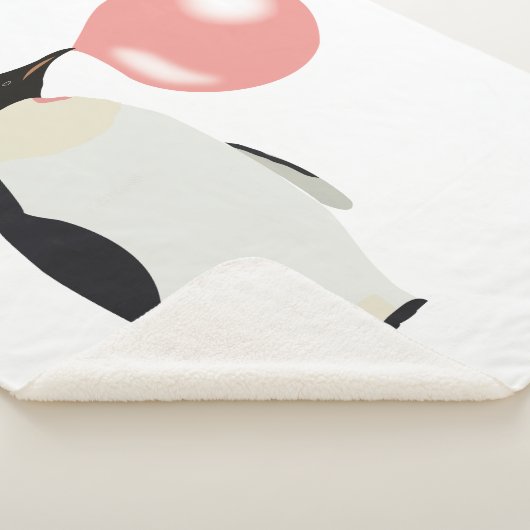 Niedliche Blase Gum Pinguin Blasen Blase Sherpadecke (3/4)