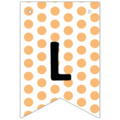 Niedliche Blase Tee Boba Party Polka Dot Wimpelkette (Dritte Fahne)