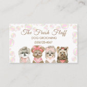 Niedliche Blasen und Wasserfarben Visitenkarte (Vorderseite)