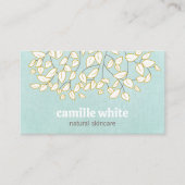 Niedliche Blätter aus Baumkronen Visitenkarte (Vorderseite)