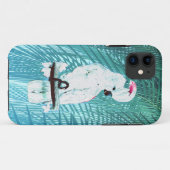 Niedliche Blätter aus weißem Cockatoo Case-Mate iPhone Hülle (Rückseite (Horizontal))
