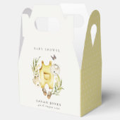 Niedliche Blattfolie Gelbe Kleidung Kinderdusche Geschenkschachtel (Geöffnet)