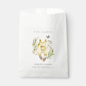 Niedliche Blattfolie Gelbe Kleidung Kinderdusche Geschenktütchen (Vorderseite)