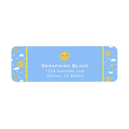 Niedliche Blau- und Gelbsonnenwolken (Vorne)