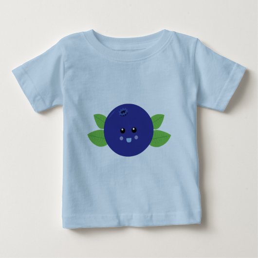 Niedliche Blaubeere Baby T-shirt (Vorderseite)
